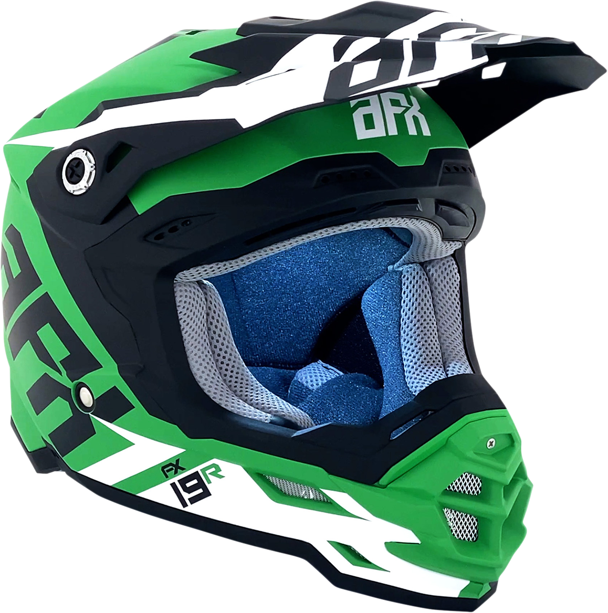 Casco AFX FX-19R - Racing - Verde mate - XL 0110-7081