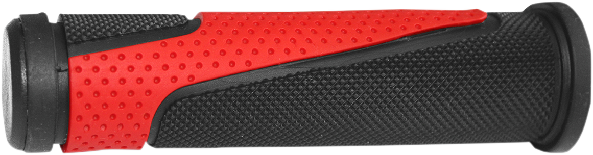 Puños PRO GRIP - 807 - Extremos abiertos - Rojo/Negro PA080722NERO
