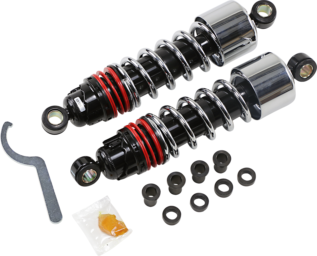 BURLY BRAND Slammer Plus Shocks - Chrome - XL B28-1206