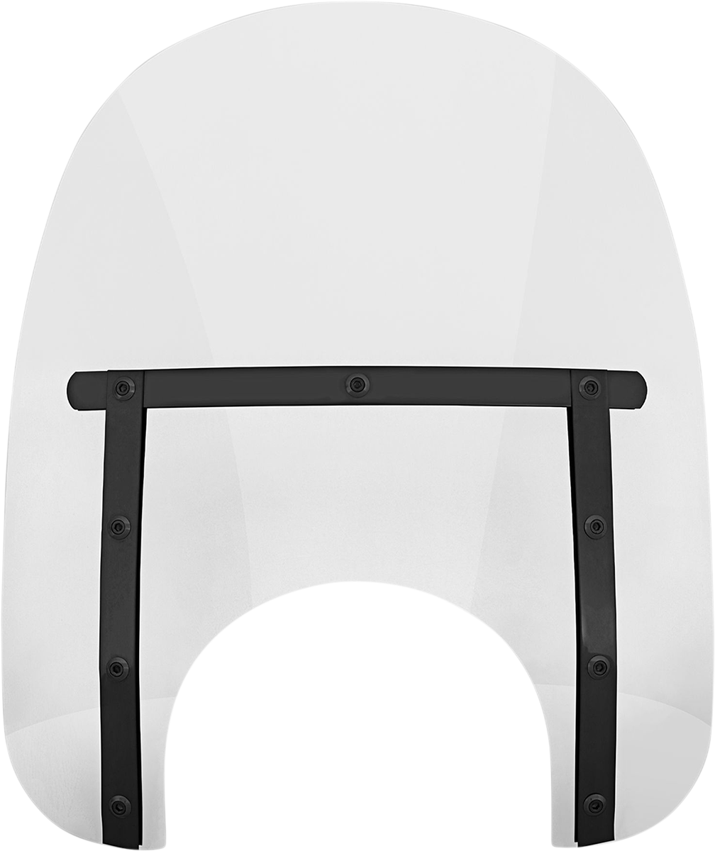 MEMPHIS SHADES Memphis Slim Windshield - 15" - 9" Headlight Cutout - Clear MEB4120