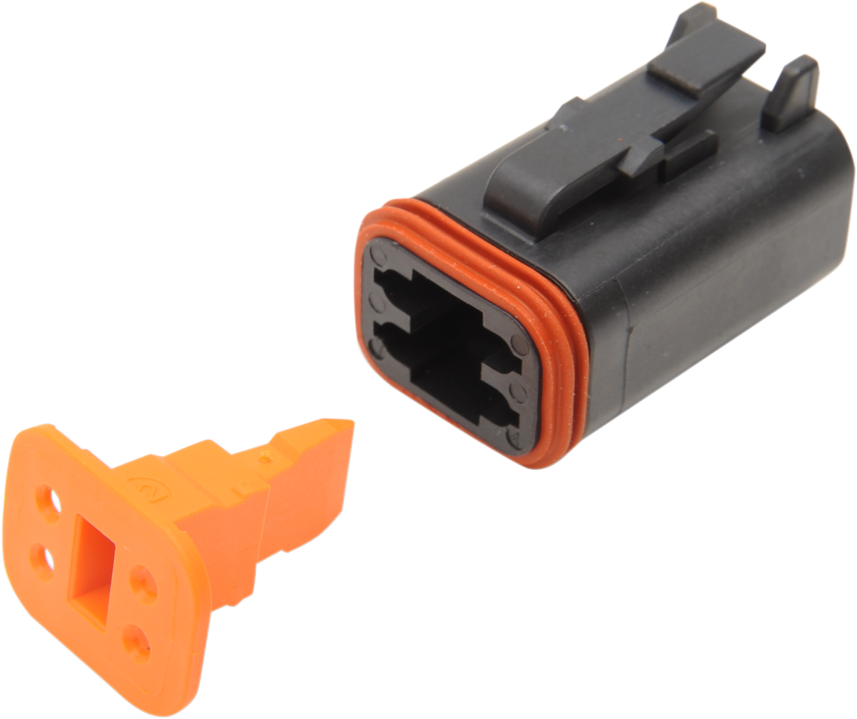 NAMZ Deutsch Plug - 4 Pin - Black DP-4B