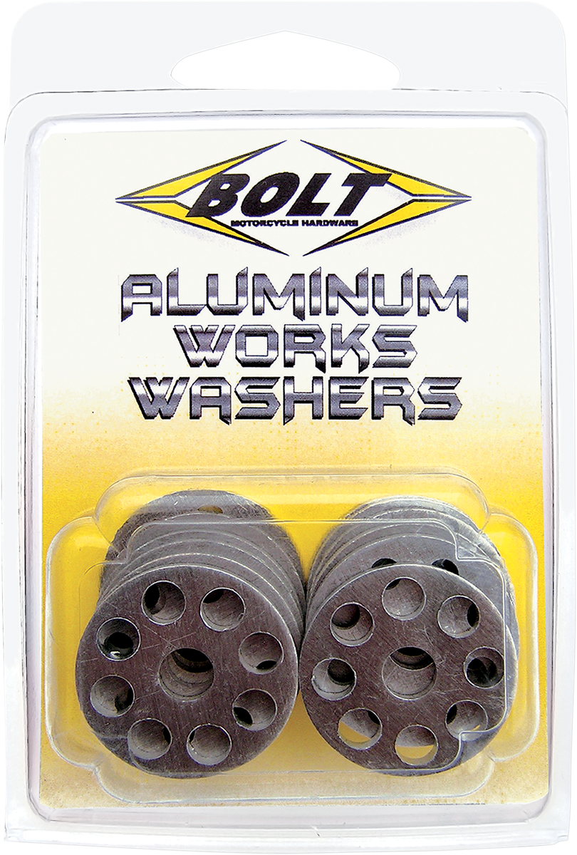 Arandelas BOLT - Aluminio - M6 - Paquete de 10 2009-AWW25