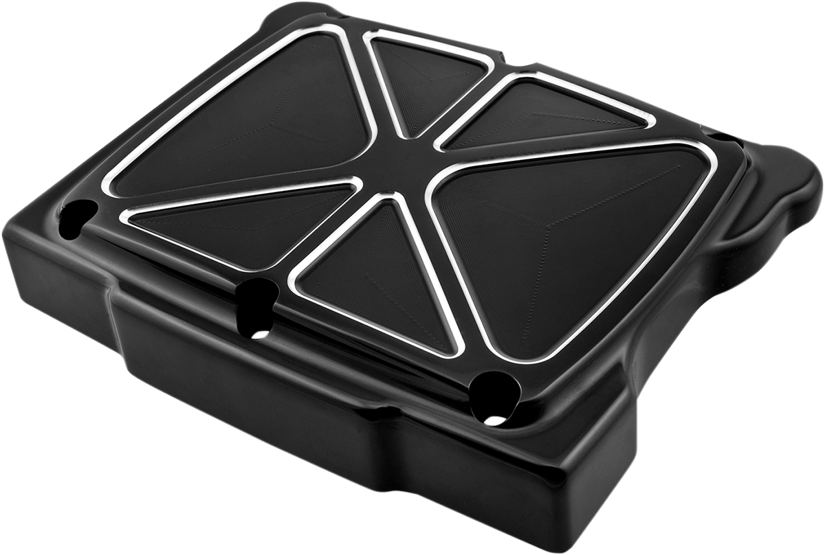 PERFORMANCE MACHINE (PM) Tapa de balancines - Fórmula - Corte de contraste - Twin Cam 0177-2055-BM