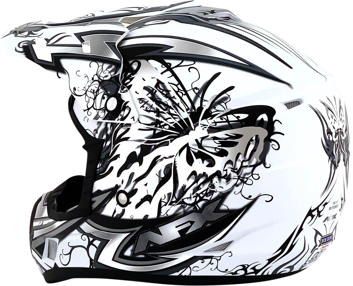 Casco AFX FX-17 - Mariposa - Blanco mate - XL 0110-7130