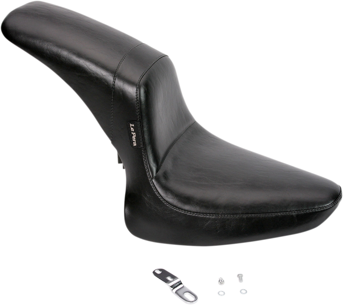 LE PERA Daytona Sportsitz – glatt – Schwarz – Softail '00-'05 LX-540S