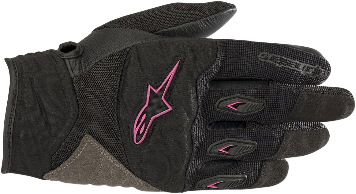 ALPINESTARS Stella Shore Handschuhe - Schwarz/Fuchsia - Größe S 3516318-1039-S
