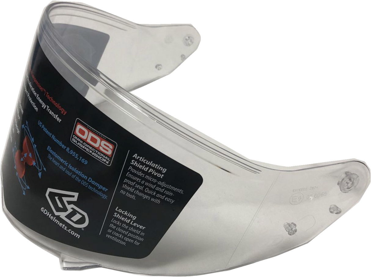 6D ATS-1 Schild - Klar 82-5001