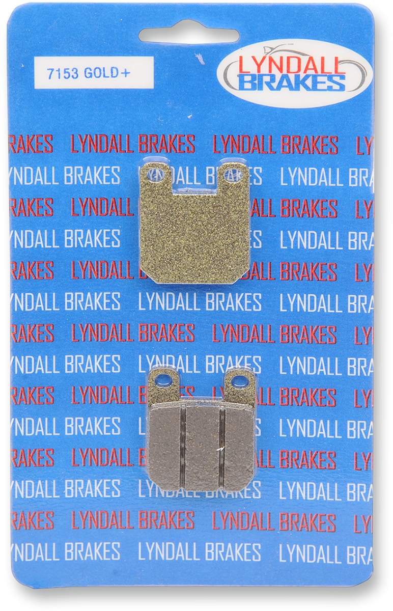 Pastillas de freno LYNDALL RACING BRAKES LLC - Oro+ PM 2 pistones 7153-GPLUS