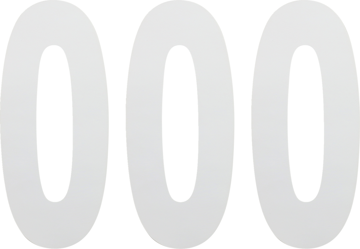 FACTORY EFFEX FX Número 0 - Blanco - 8" 02-4480