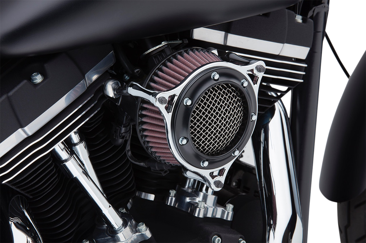 Limpiador de aire COBRA RPT - Negro/Cromo 606-0102-05BC