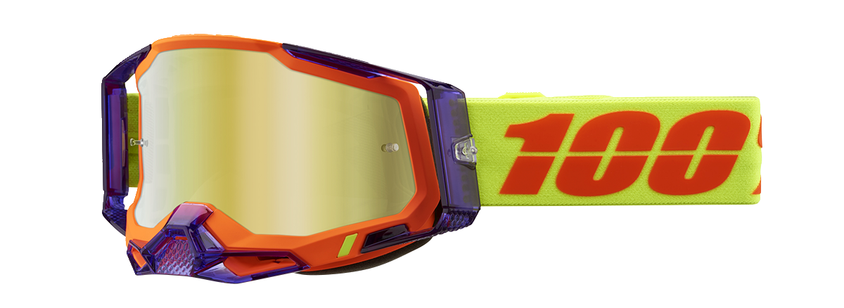 100% Racecraft 2 Schutzbrille - Panam - Gold Mirror 50010-00021