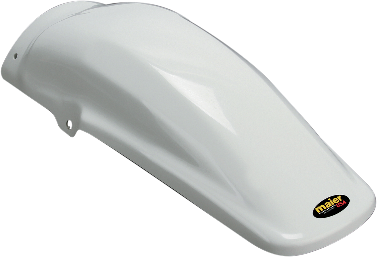 Guardabarros trasero estilo MAIER MX - Blanco 123051