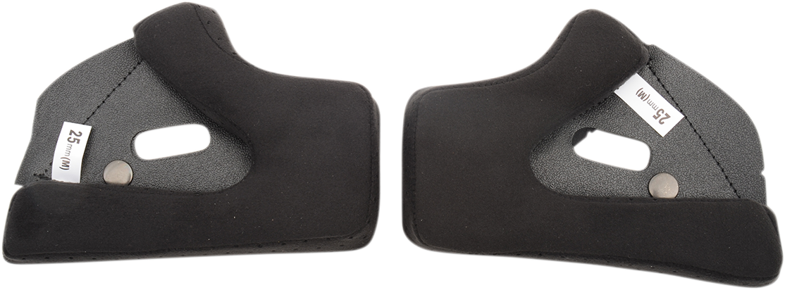 BILTWELL Gringo/Gringo S Cheek Pads - 29 mm CP-GRG-BLK-29