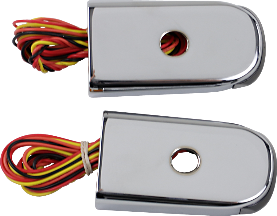 Luz LED de puntal ALLOY ART - Ahumado/rojo cromado FXLR SSL-LG-2C