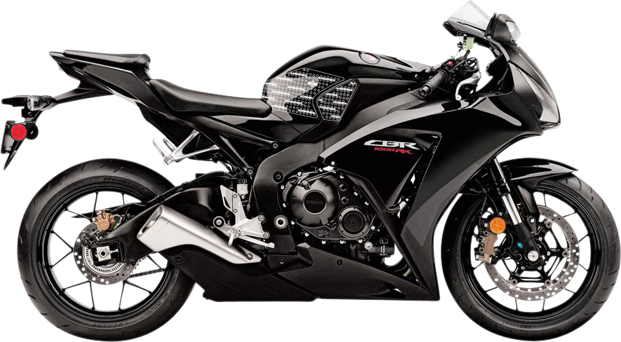 STOMPGRIP Traktionskit - Schwarz - Honda 55-10-0023B