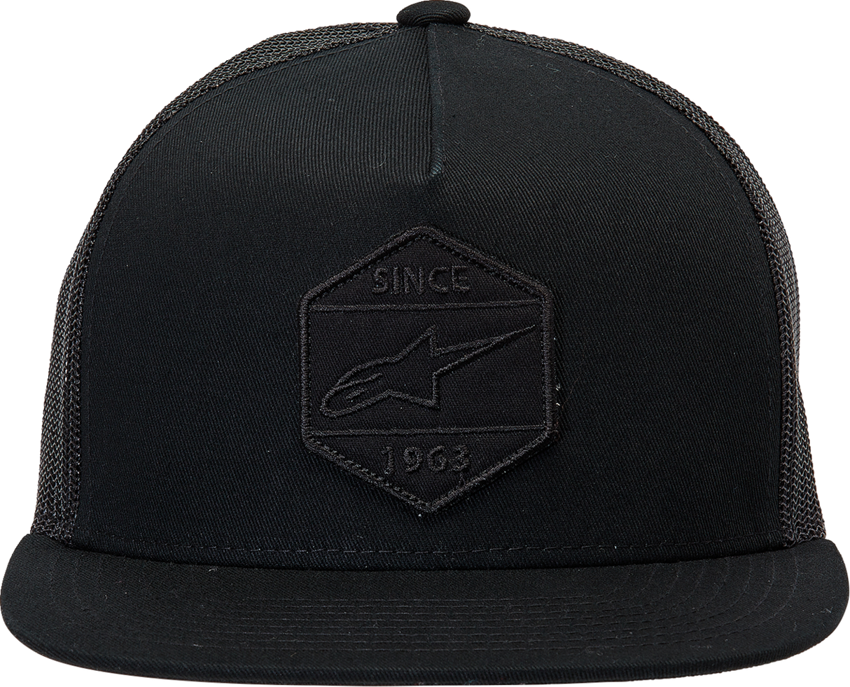 ALPINESTARS Bolt Trucker-Mütze, Schwarz/Schwarz, Einheitsgröße, 1213810141010OS