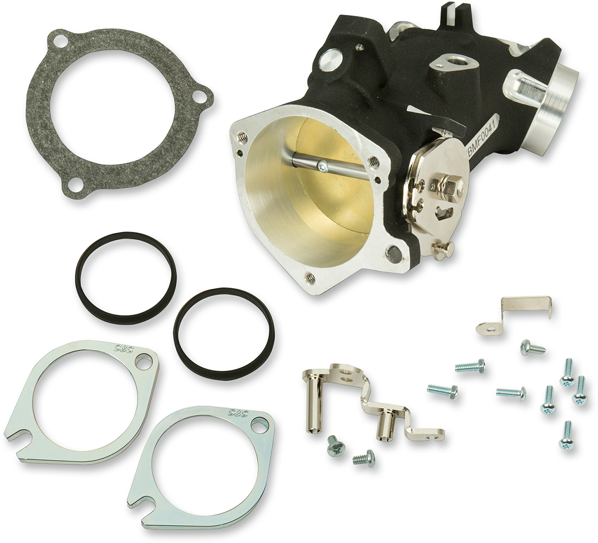 S&S CYCLE Throttle Hog Cable Operated Throttle Body Kit - Black - 66 mm - 124" Engine 170-0348