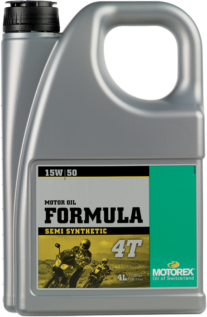 Aceite de motor MOTOREX Formula Synthetic Blend 4T - 15W-50 - 4L 196055