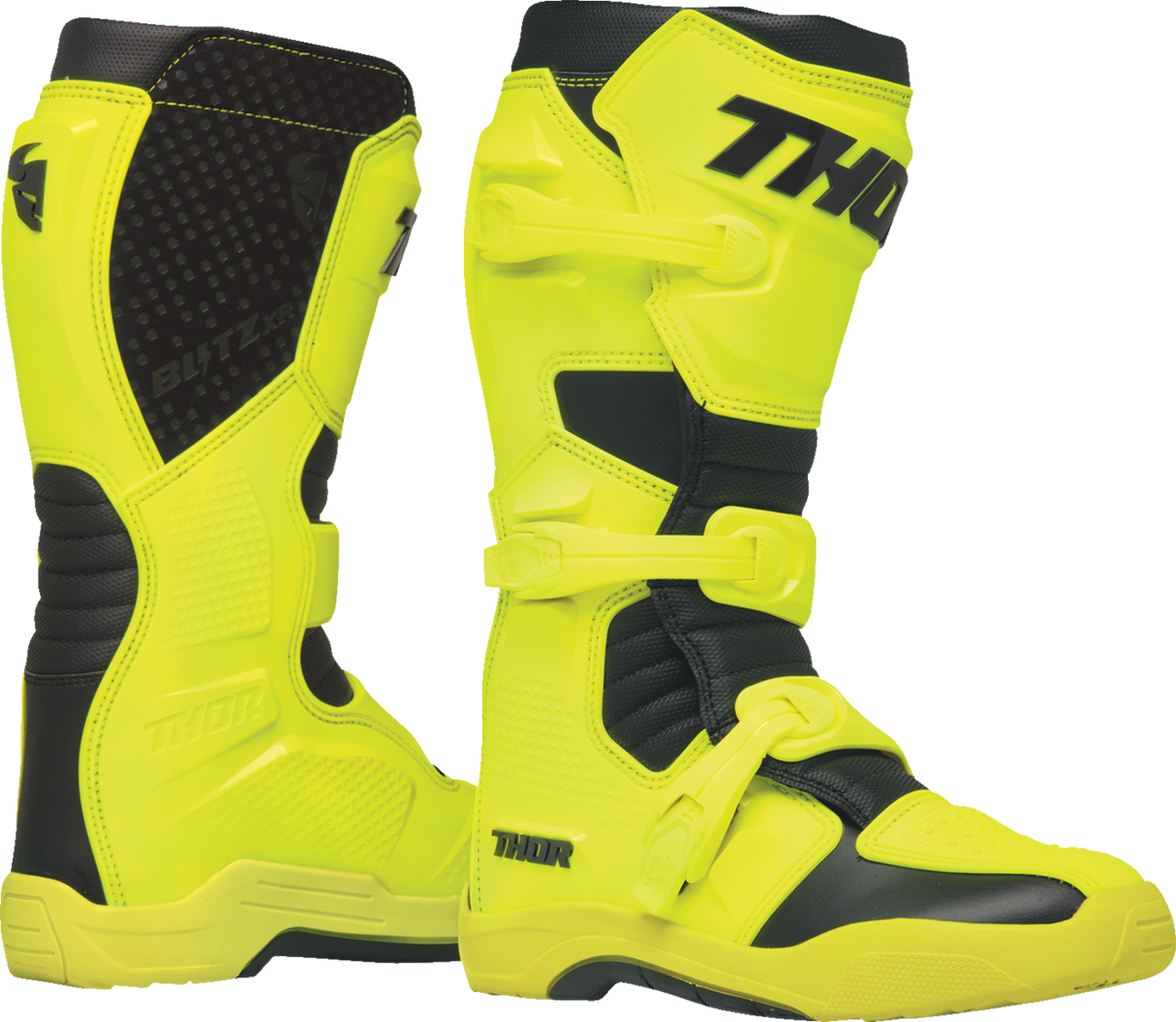 THOR Blitz XR Stiefel - Acid/Schwarz - Größe 9 3410-3120
