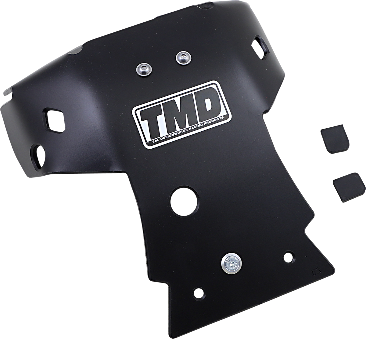 TM DESIGNWORKS Placa protectora - Negra - CRF150R HOMC-150-BK