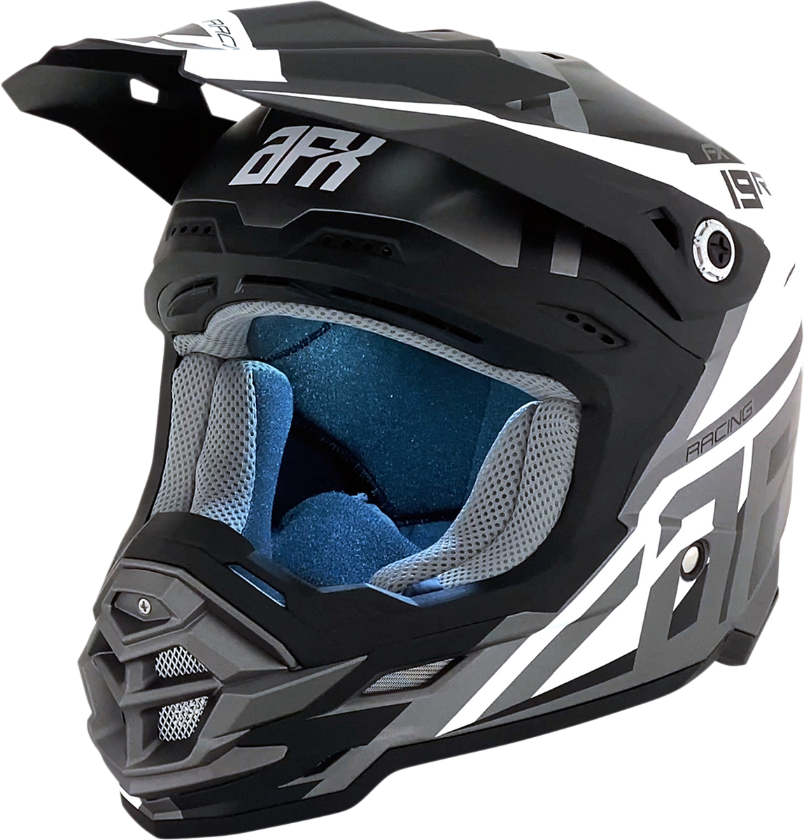 Casco AFX FX-19R - Racing - Gris escarcha - Pequeño 0110-7073