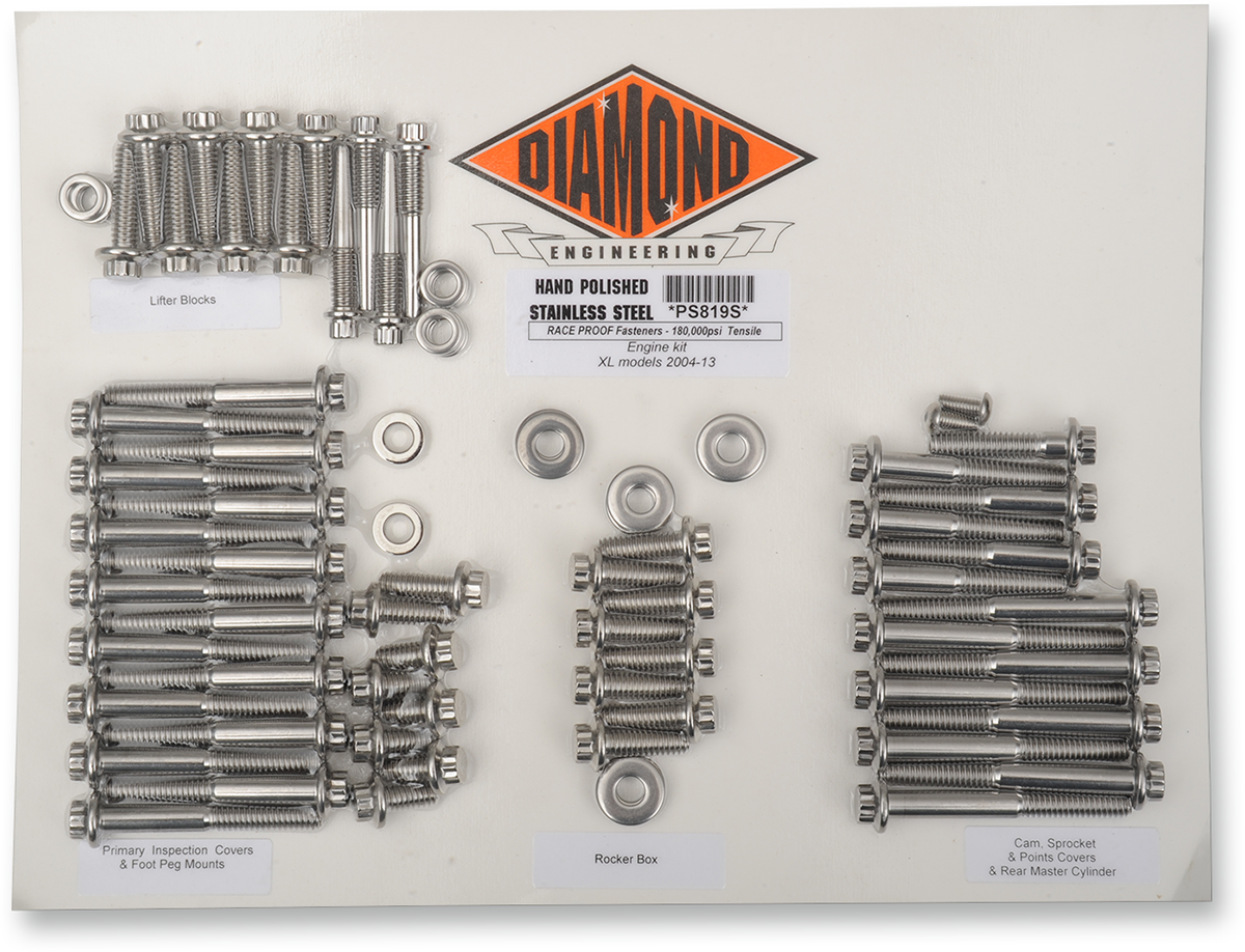 Kit de pernos DIAMOND ENGINEERING - Motor - XL PS819S