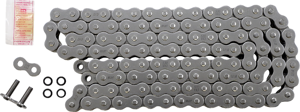 DID 530 VX3 - Kette - Natur - 120 Glieder 530VX3X120ZB