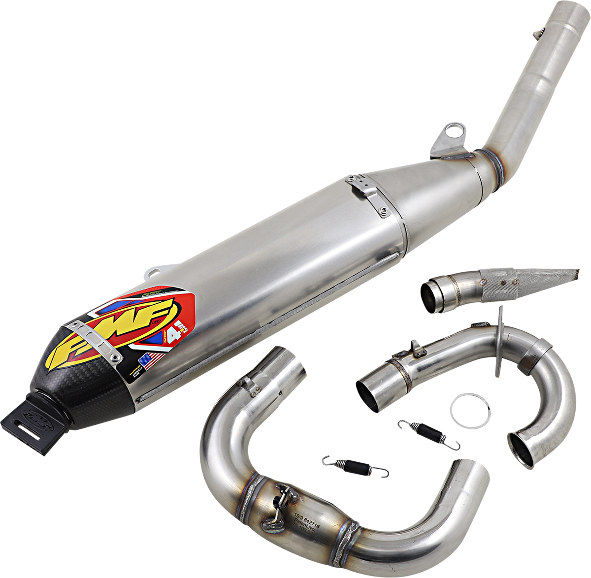 FMF 4.1 RCT Exhaust with MegaBomb - Aluminum YZ450F 2020-2022 044460 1820-1931