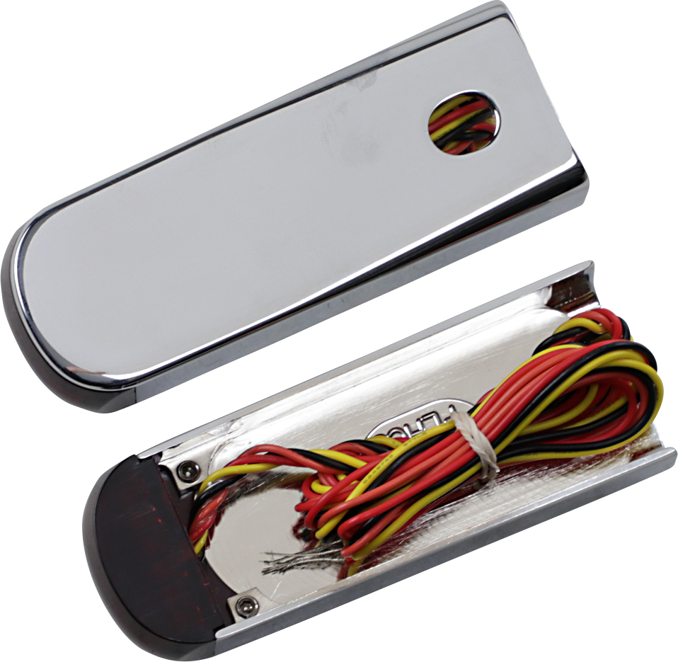 Luz LED de puntal ALLOY ART - Rojo/Rojo cromado FLHC SSL-BR-3C