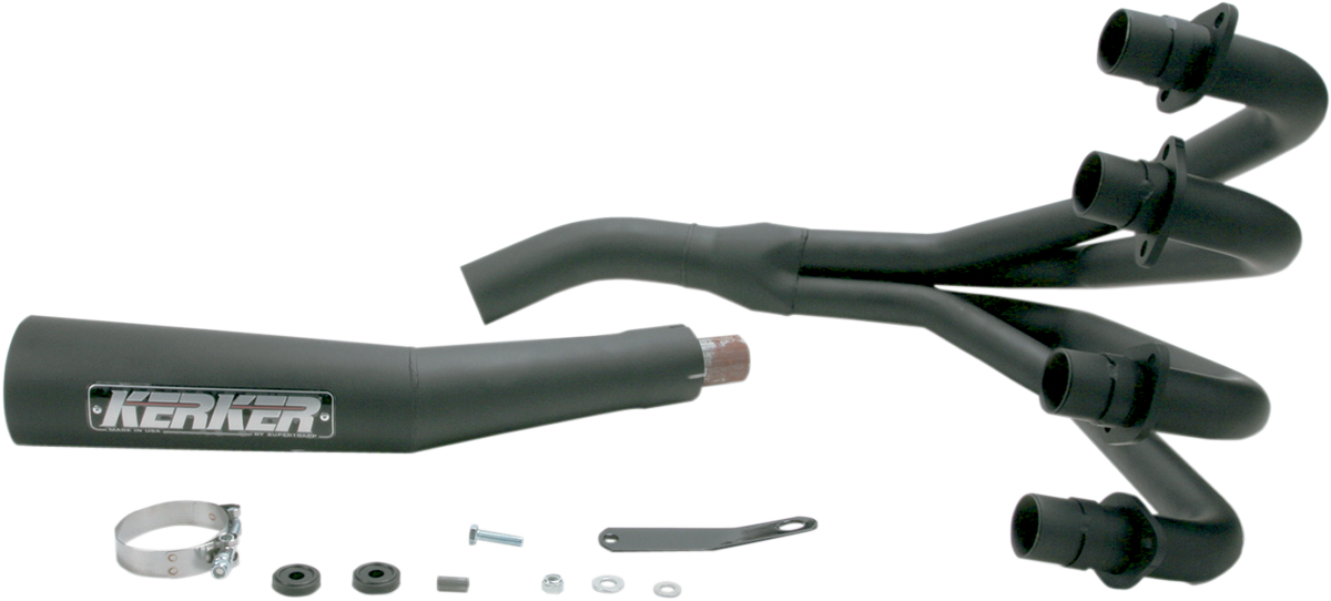 KERKER 4:1 Megaphone Exhaust - Black KZ 1000 M 127-61004