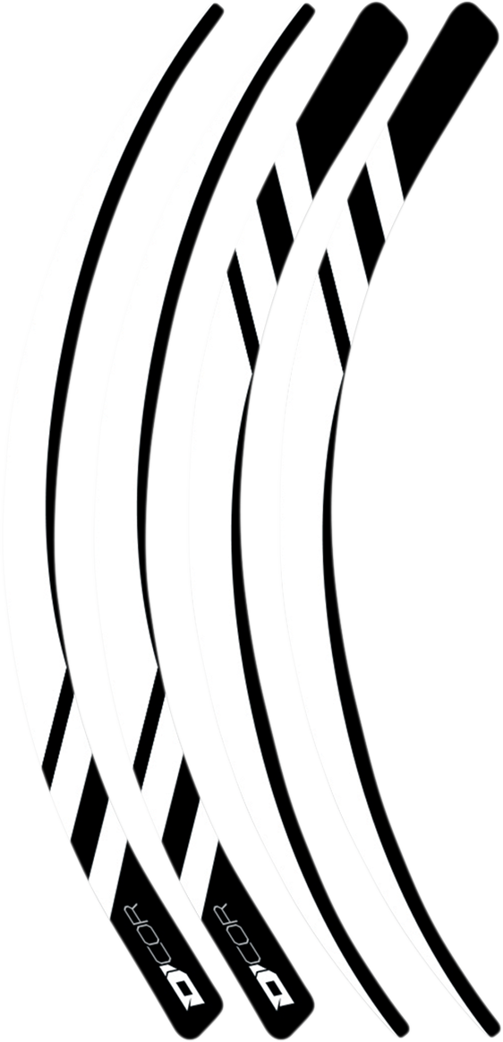 Calcomanía para llantas D'COR VISUALS - Blanco 40-80-221