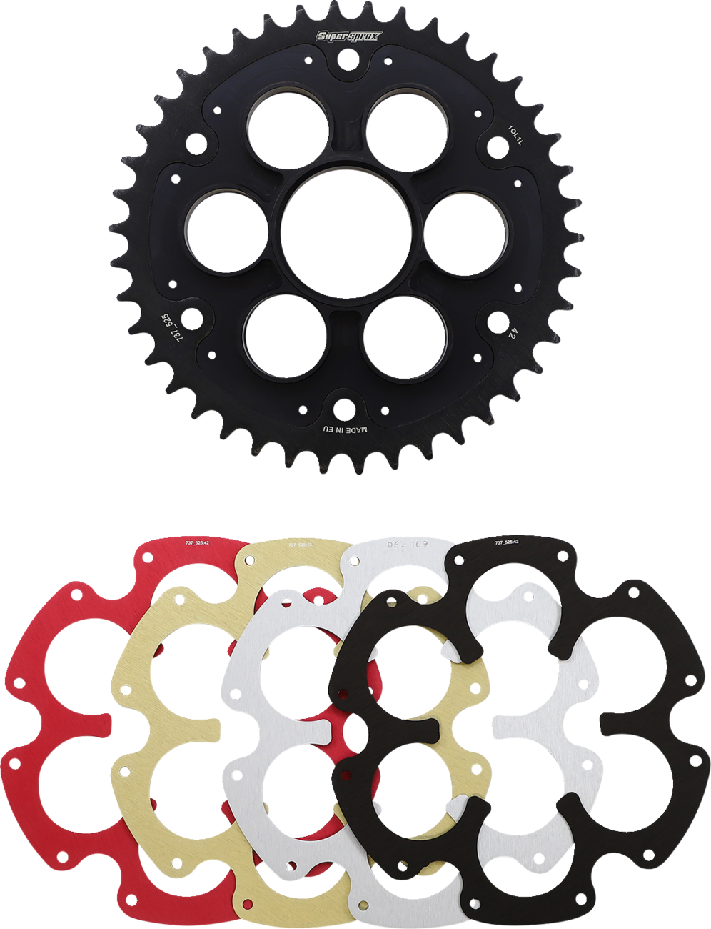 Kit de borde SUPERSPROX - Trasero - Ducati - 42 dientes RSA73752542-KIT