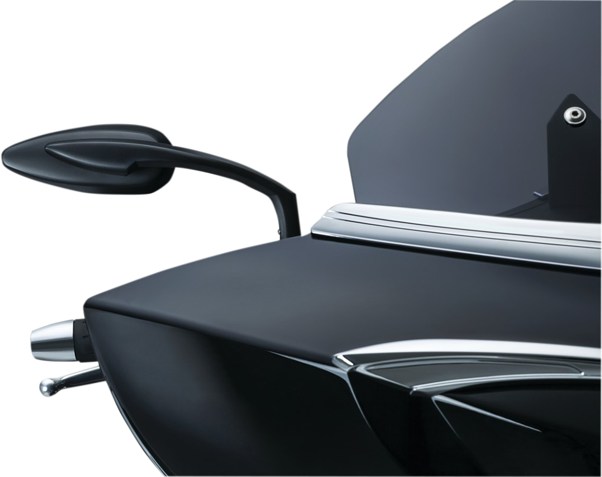 KURYAKYN Teardrop Mirrors - Black 1708