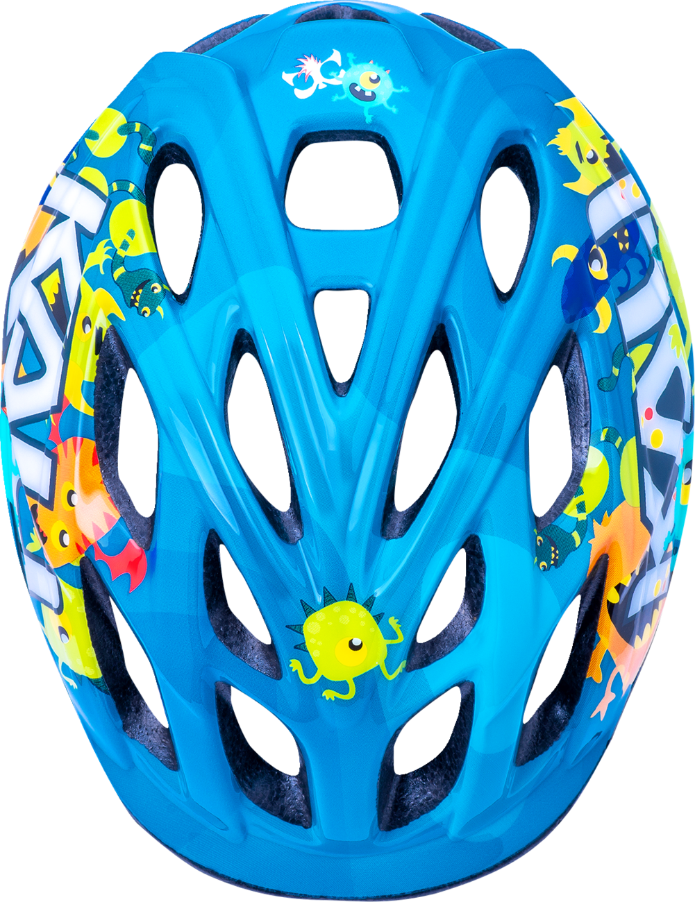 KALI Child Chakra Helmet - Monsters - Blue - Small 0221020415