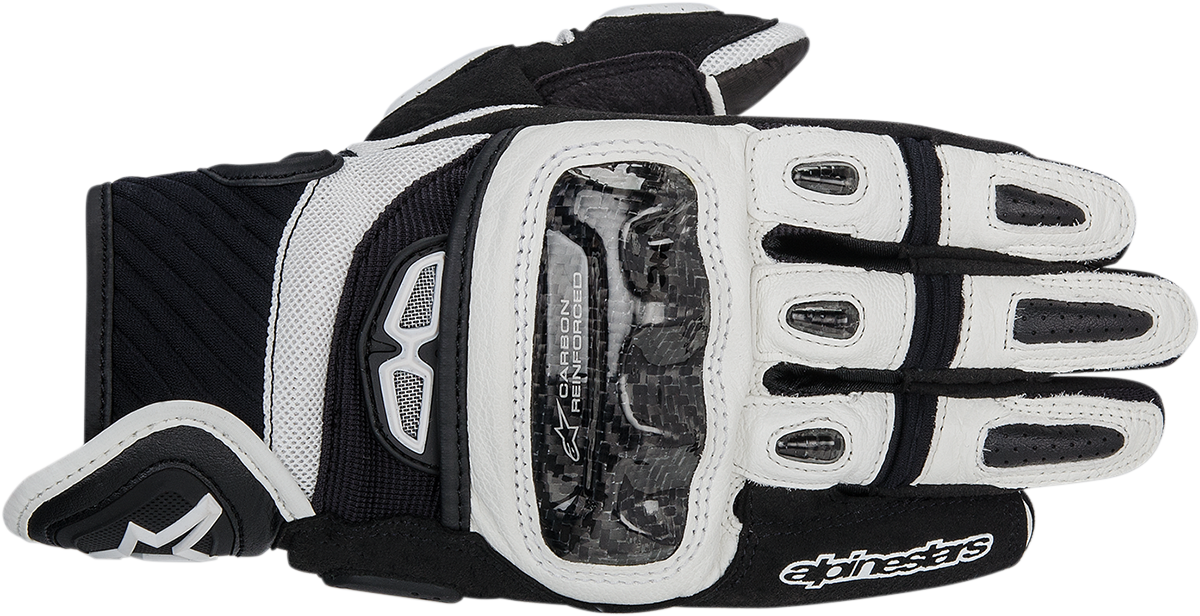 Guantes de cuero ALPINESTARS GP-Air - Negro/Blanco - 2XL 3567914-12-2X