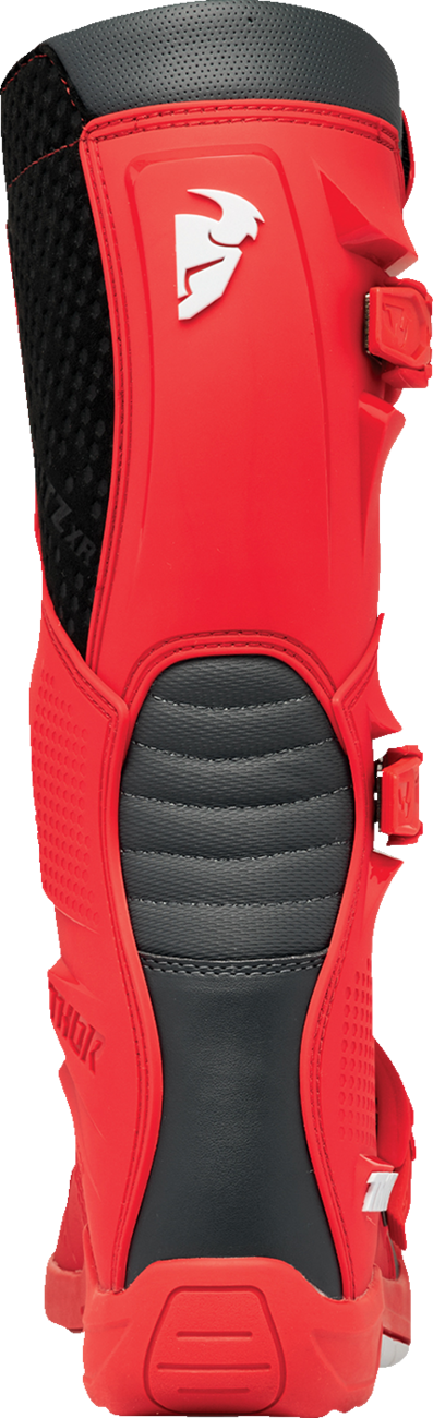 Botas THOR Blitz XR - Rojo/Carbón - Talla 9 3410-3111