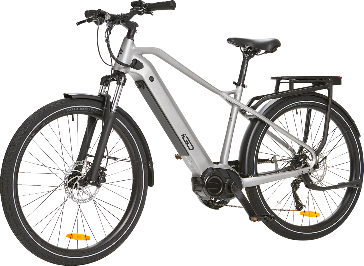 IGO ELECTRIC BIKES Discovery Yorkville LS E-Bike - Platinum - Hybrid 100-222-000