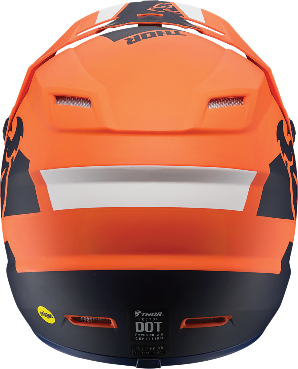 Casco THOR Youth Sector - Split - MIPS - Naranja/Azul marino - Pequeño 0111-1353