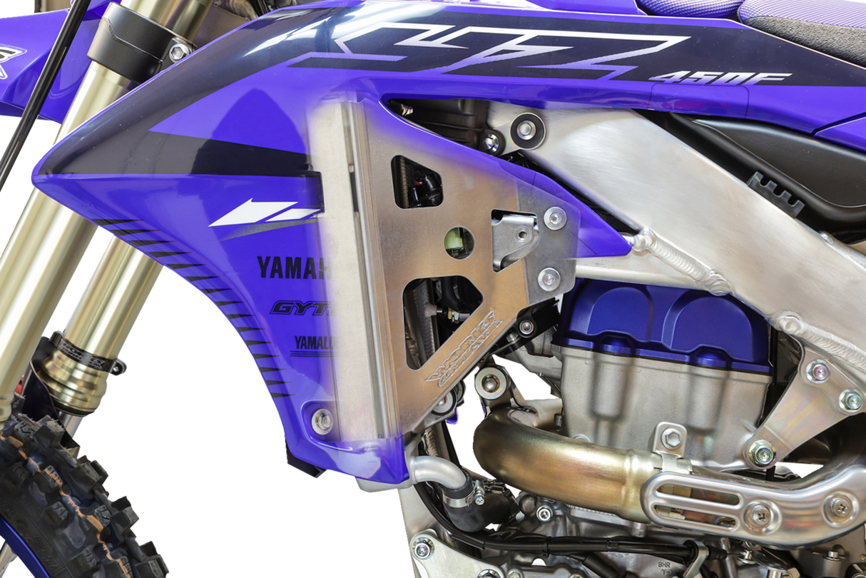 WORKS CONNECTION Radiator Brace Silver YZ450F 2023 18-269