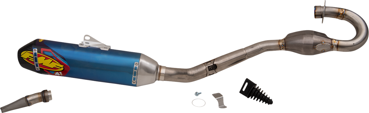 FMF 4.1 RCT Exhaust with MegaBomb - Anodized Titanium KX 450 F/X 2019- 2023 042373 1820-1844