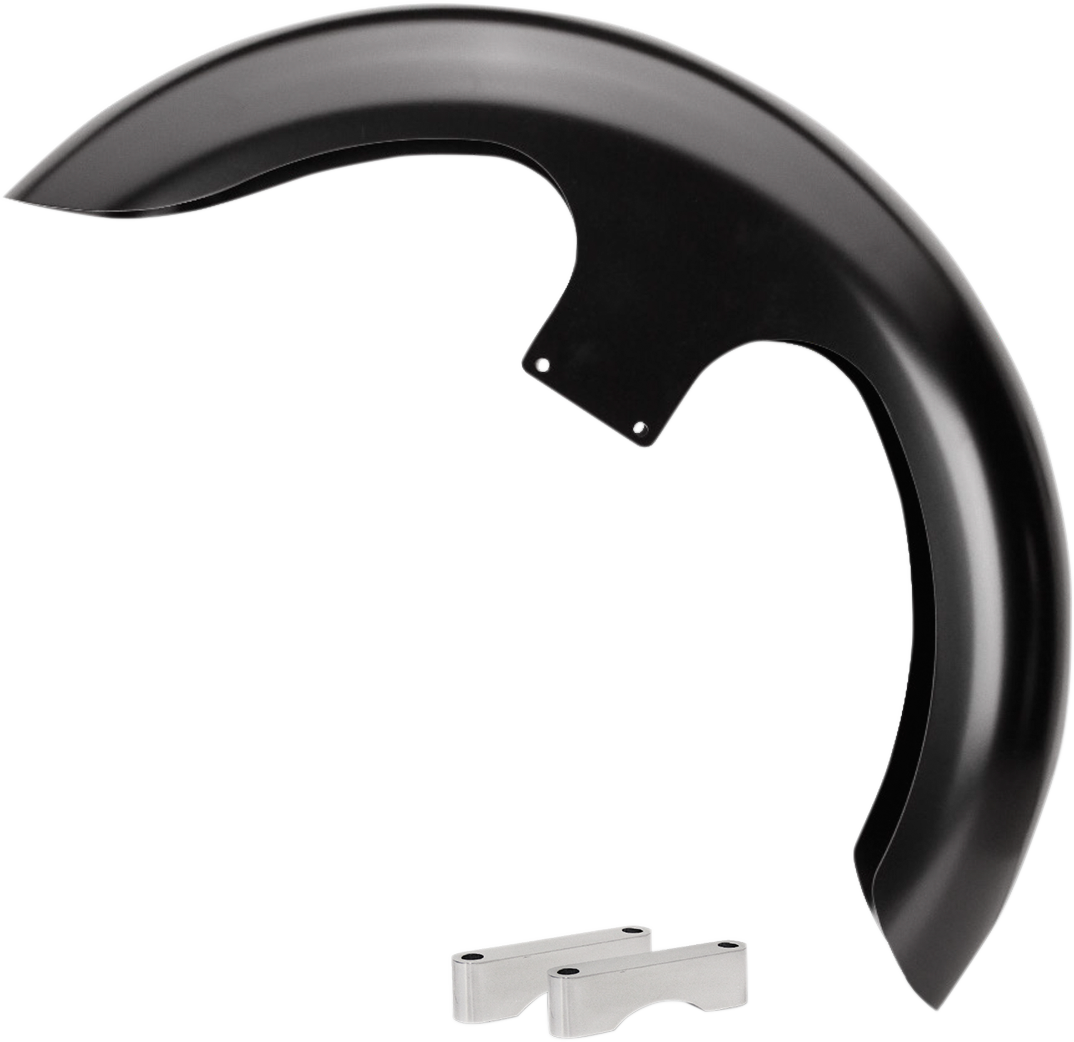 PAUL YAFFE BAGGER NATION Thicky Front Fender - 23" Wheel - With Satin Spacers PYO:THICKY23-13E-S