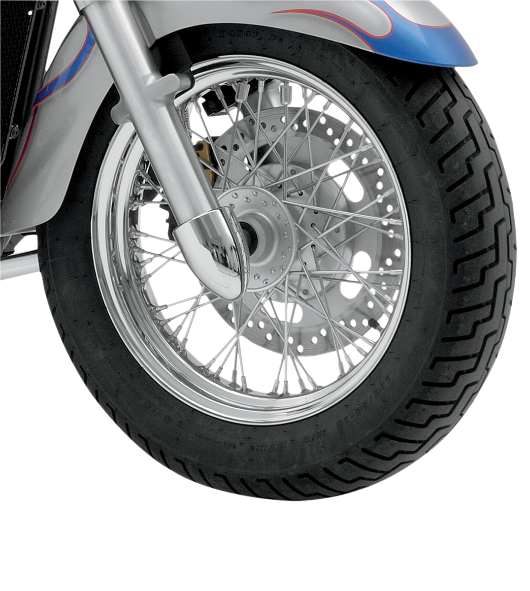 BARON Tapas de tuercas de eje/balas de horquilla - Cromadas BA-7800U