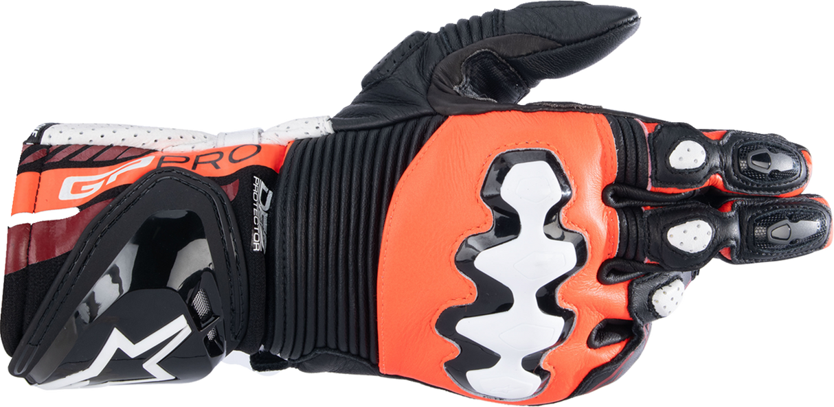 ALPINESTARS GP Pro R4 Gloves - Black/Fluo Red/White - Medium 3556724-1321-M