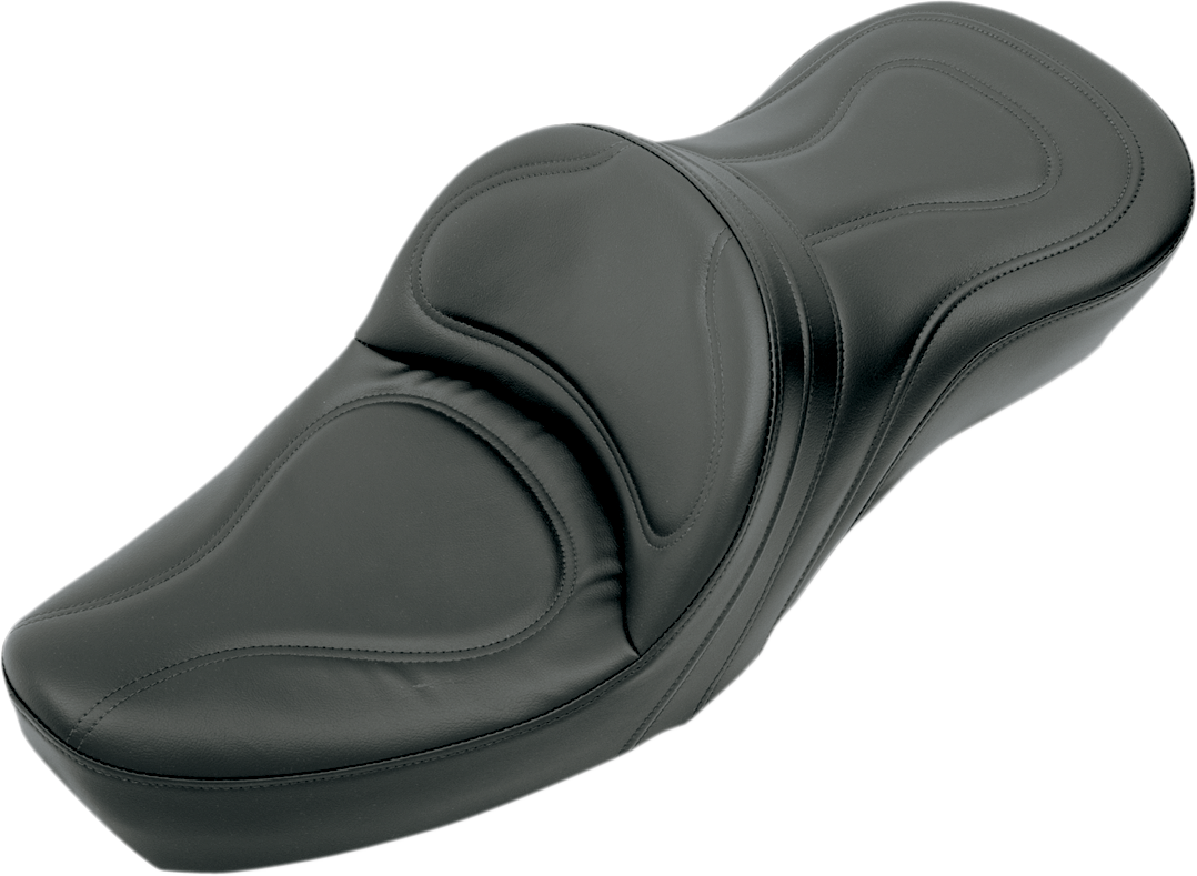 SADDLEMEN Sitz - Explorer - Ohne Rückenlehne - Genäht - Schwarz - XL 8550JS