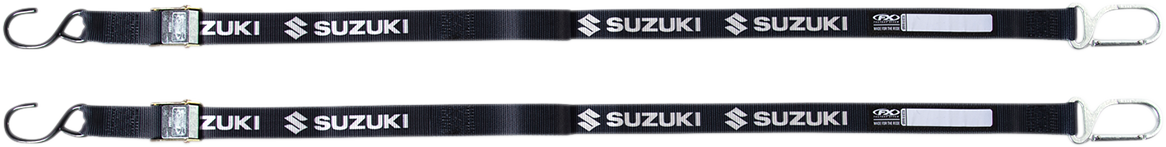 FACTORY EFFEX Tie-Downs - Black - Suzuki 22-45482
