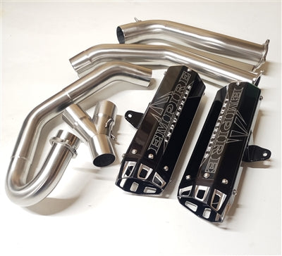 Empire industries raptor 700 2015-2025 gen 2 dual exhaust full system black