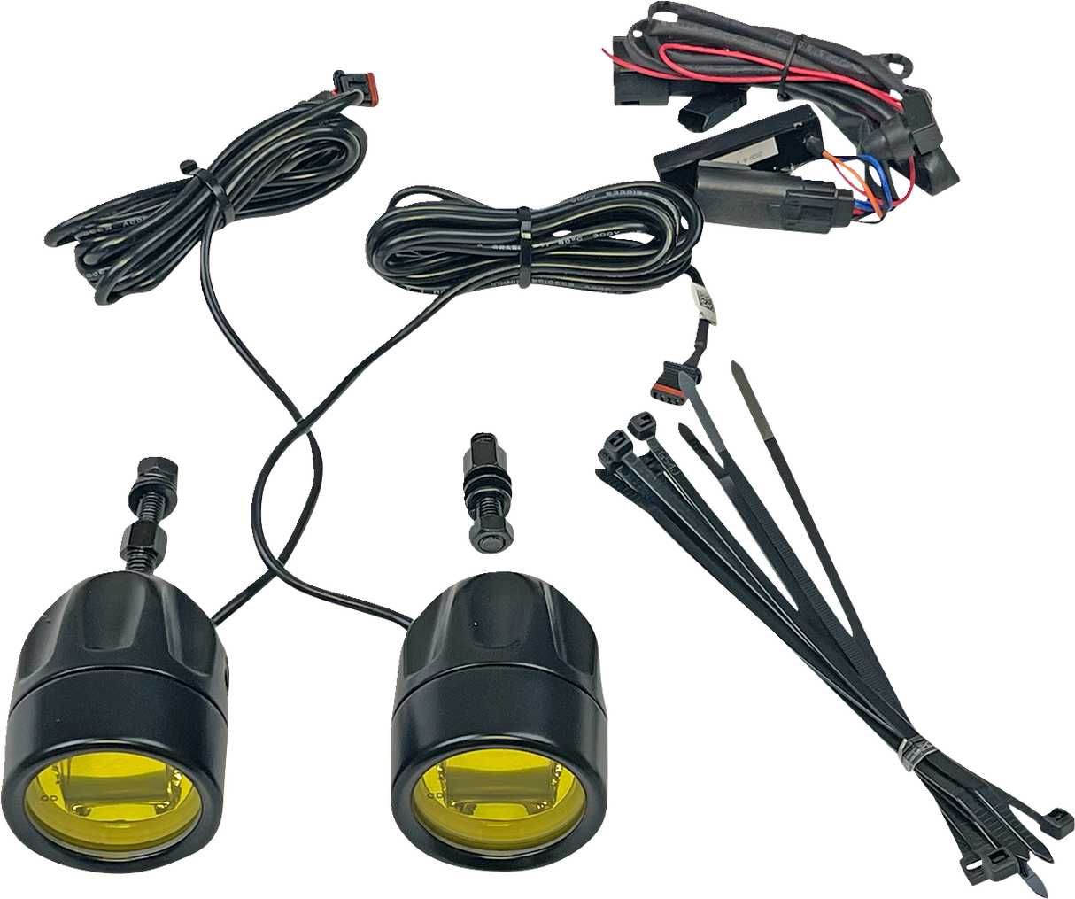 Luz antiniebla CUSTOM DYNAMICS - Negra - Lente amarilla PB-FOG-BCM-YB