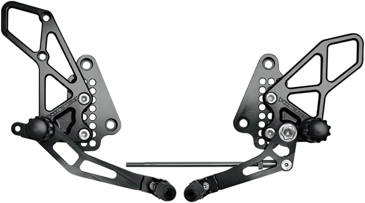 VORTEX V2 Rearset - Black GSX 1300 R Hayabusa 1999-2020 RS532K