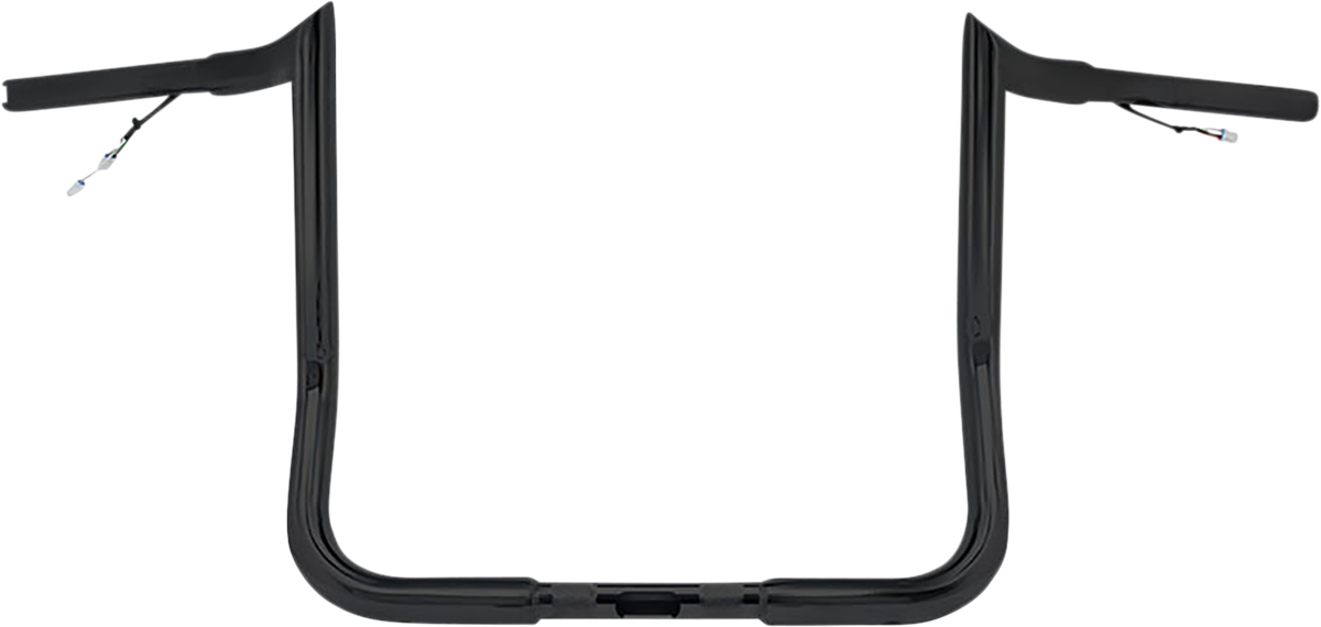 Manillar PAUL YAFFE BAGGER NATION - Monkey Bar - Precableado - 10" - Negro H00903-W