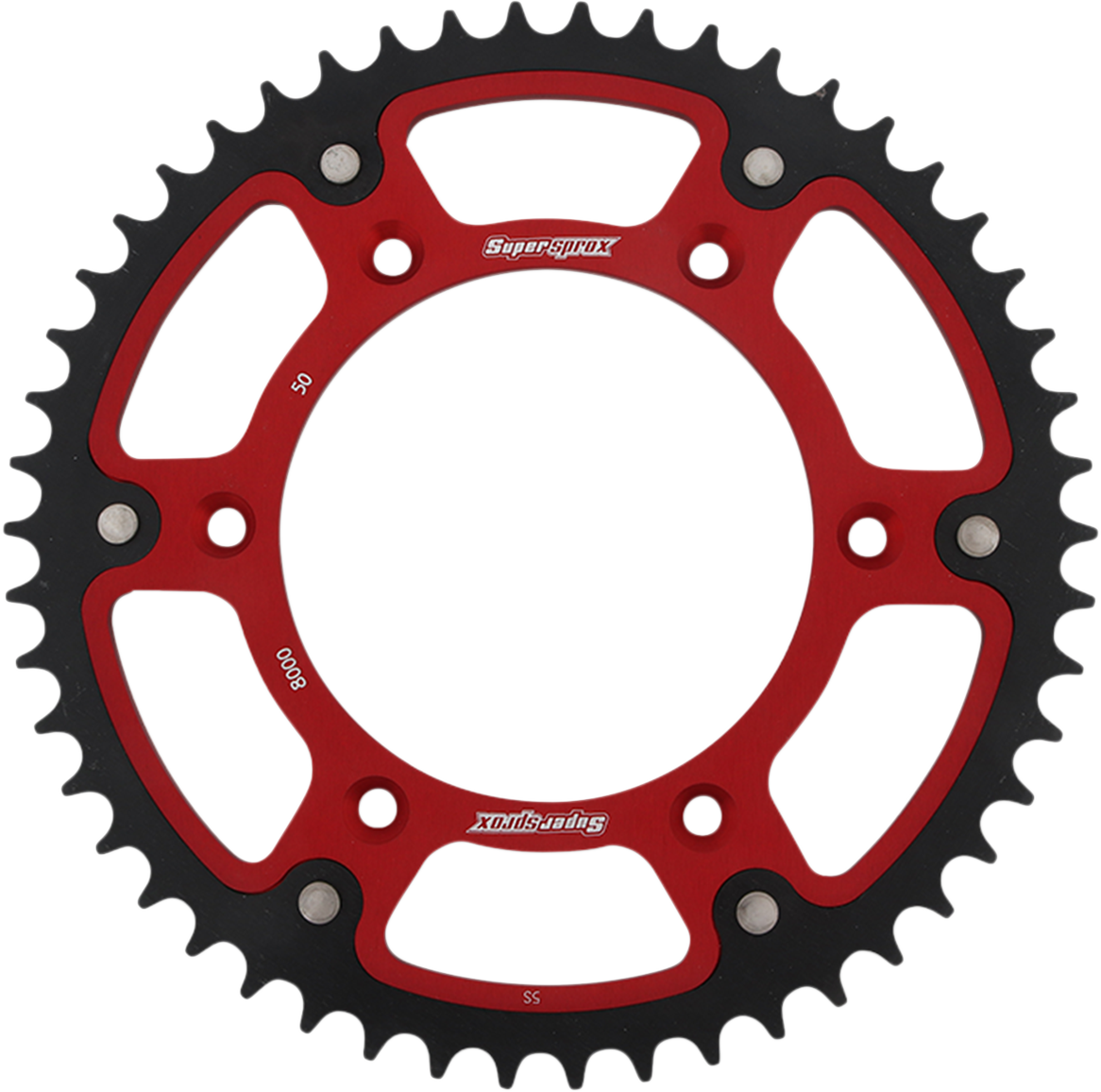 SUPERSPROX Stealth Kettenrad - 50 Zähne - Rot - Beta RST-8000-50-RED